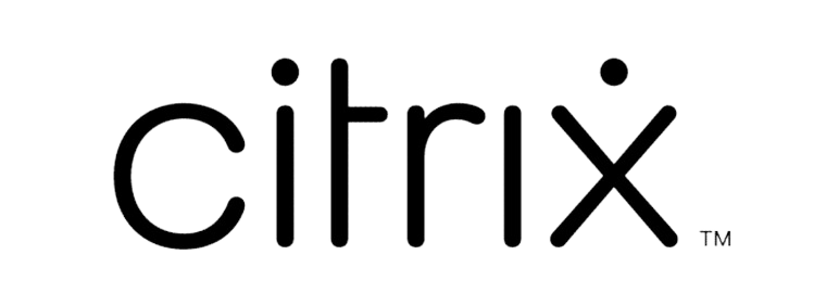 black citrix logo