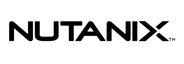Black nutanix logo