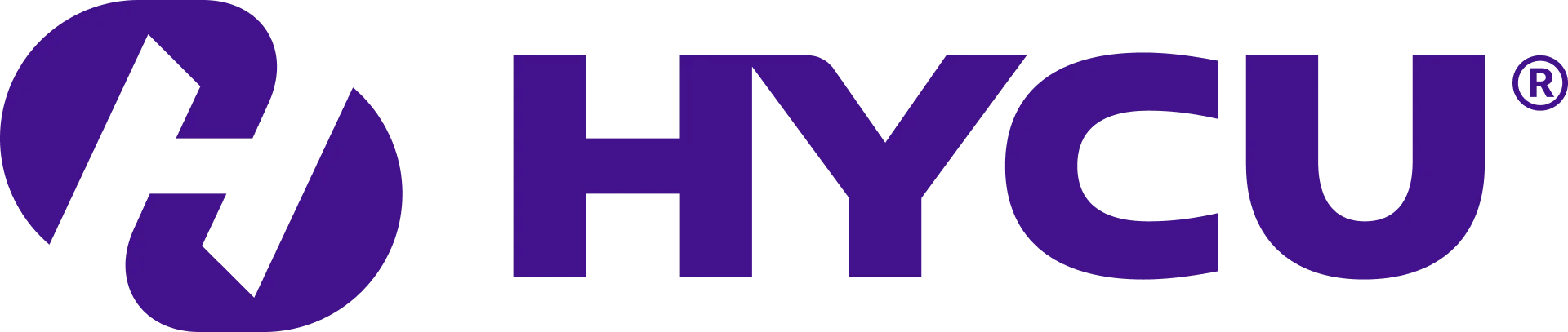 purple HYCU logo